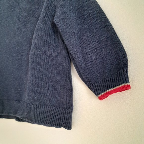 baby GAP Navy Sweater with Bear - Picture 6 of 16